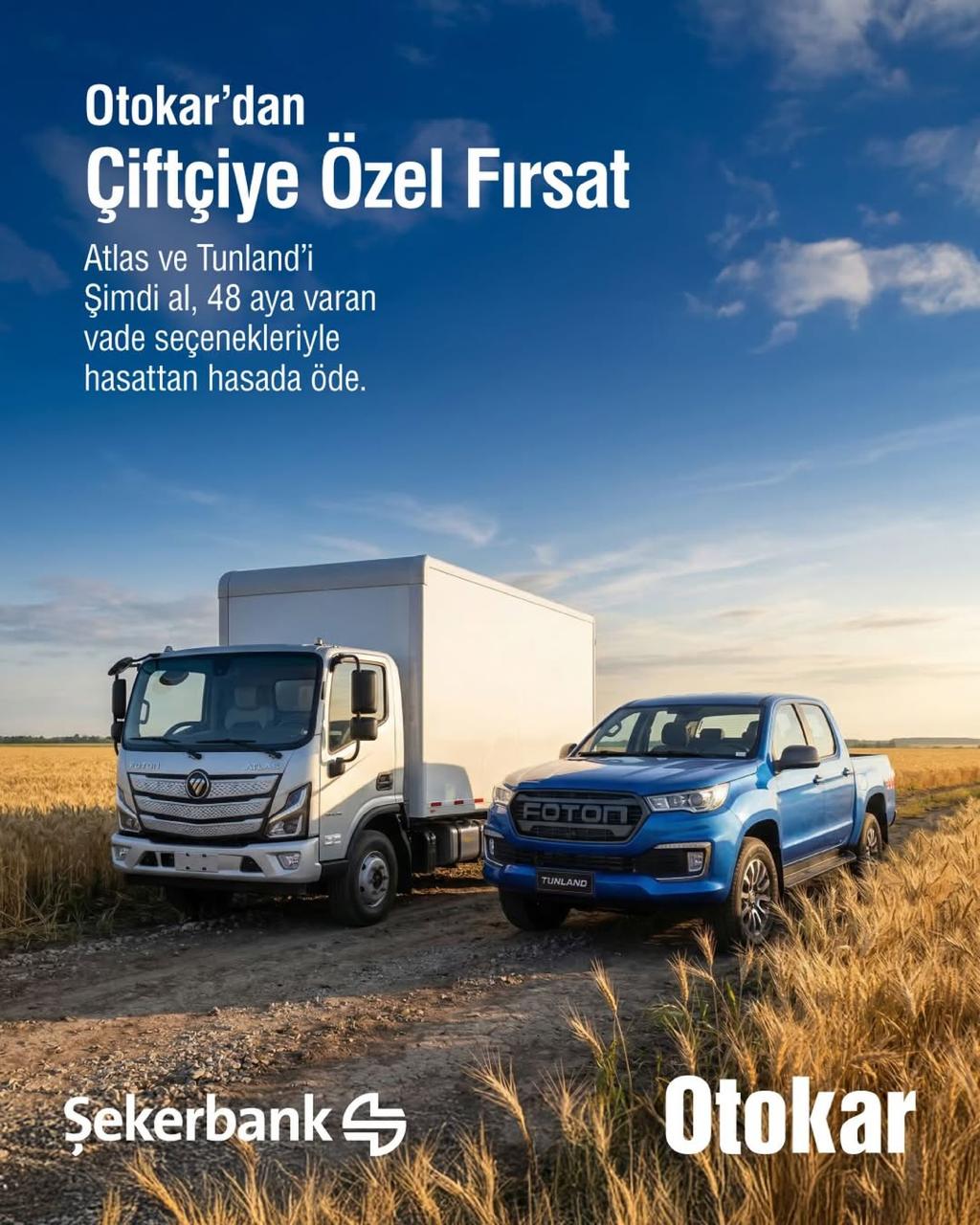 Çiftçiye özel kampanya